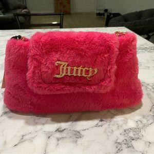 Viral Juicy Couture Fur Bag Hot Pink